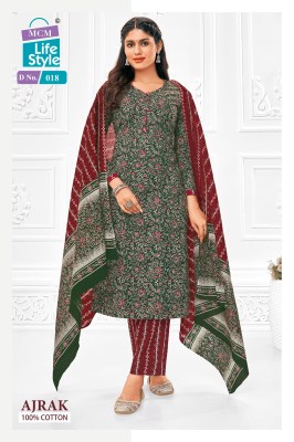 Mcm Lifestyle Ajrak Vol 1 Readymade Ajrak Suits Wholesale  readymade suit catalogs