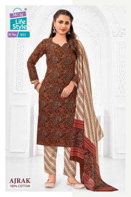 Mcm Lifestyle Ajrak Vol 1 Readymade Ajrak Suits Wholesale  readymade suit catalogs