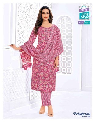 Mcm Priyalaxmi Vol 36 Pure Cotton Printed Kurti Pant with Dupatta Set Wholesale Ethnic Wear wholesale Mcm life style 