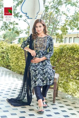 Meera by Chhaya heavy modal printed readymade suit catalogue at affordable rate readymade suit catalogs
