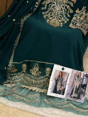Mehboob tex by Designe no 1274 georgette with embroidered Pakistani suit catalogue at low rate  pakistani suit catalogs