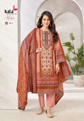 Meher vol 10 by Tarika Creation Premium cotton unstitched dress material catalogue at affordable rate dress material catalogs