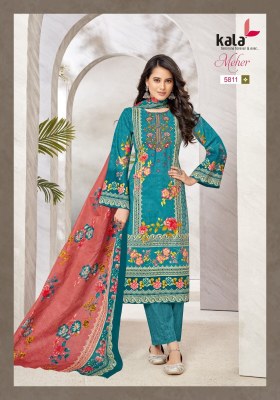Meher vol 10 by Tarika Creation Premium cotton unstitched dress material catalogue at affordable rate dress material catalogs
