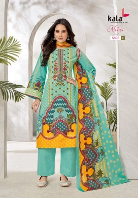 Meher vol 10 by Tarika Creation Premium cotton unstitched dress material catalogue at affordable rate dress material catalogs