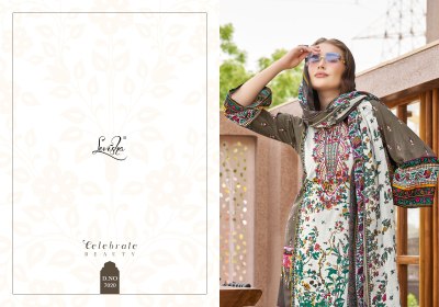 Mehnaaz by levisha Cambric cotton Pakistani Style Printed dress material catalogue at affordable rate dress material catalogs