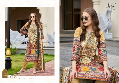 Mehnaaz by levisha Cambric cotton Pakistani Style Printed dress material catalogue at affordable rate dress material catalogs