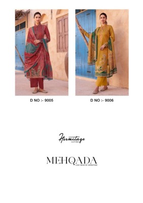 Mehqada by hermitage launch designer embroidered Pakistani suit catalogue at affordable price pakistani suit catalogs