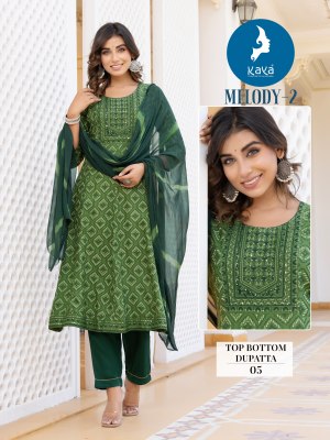 Melody 2 by Kaya reyon thread work fancy kurti catalogue at affordable rate kurtis catalogs