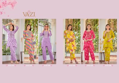 Meraki by Vazi Fashion Pure Musline Handwork co ord set catalogue at affordable rate co ord set catalogs