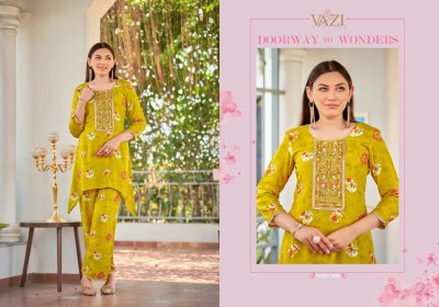 Meraki by Vazi Fashion Pure Musline Handwork co ord set catalogue at affordable rate co ord set catalogs