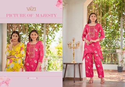 Meraki by Vazi Fashion Pure Musline Handwork co ord set catalogue at affordable rate co ord set catalogs