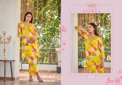 Meraki by Vazi Fashion Pure Musline Handwork co ord set catalogue at affordable rate co ord set catalogs