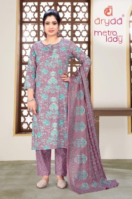 Metro Lady Vol 2 by Aryaa Pure cotton printed kurti pant and duoatta catalogue at amaviexpo Amavi