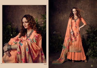 Milano by Belliza pure cotton muslin digital printed unstitched suit catalogue at affordable rate  salwar kameez catalogs