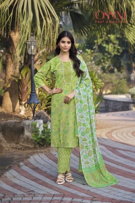 Millie by Ossm Pure Cotton Printed exclusive readymade suit collection with affordable rate readymade suit catalogs