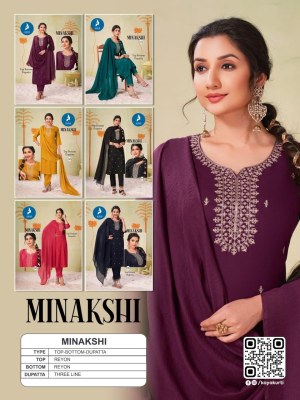 Minakshi by Kaya Super quality straight cut readymade suit catalogue at affordable rate readymade suit catalogs