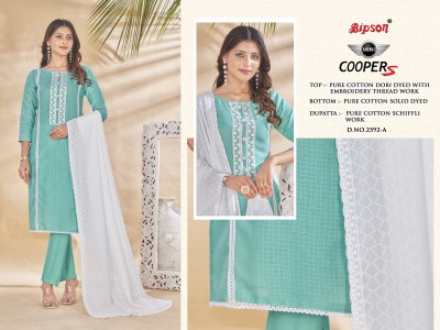 Mini Copper 2592 by bipson prints cotton embroidered unstitched salwar suit catalogue at amaviexpo salwar kameez catalogs
