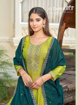 Miracle by Aanchi Vichitra flair kali readymade suit collection at low price readymade suit catalogs