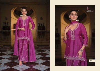 Mirah by Eba Lifestyle  Heavy Chinon Catalog readymade suit catalogs