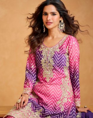 Mirror by Lily and lali Premium Palazzo suit with dupatta catalogue at affordable rate readymade suit catalogs