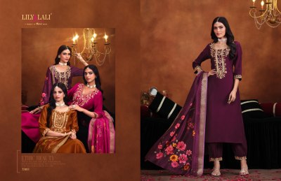 Mirror by Lily and lali real mirro work Fancy embroidered readymade suit collection with affordable rate readymade suit catalogs