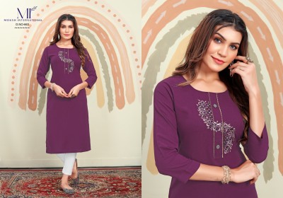 Mirror vol 1 present Maaza cotton Handwork with Pocket kurti catalogue at affordable rate kurtis catalogs