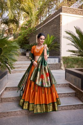 Mirudha Jacquard Silk Paithani Lehenga Choli with Zari Weaving Dupatta lehenga choli catalogs