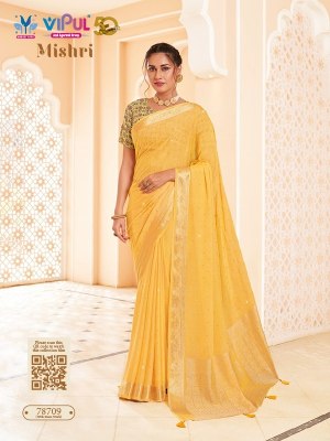 Mishri by vipul present weaving saree catalogue at affordable rate sarees catalogs