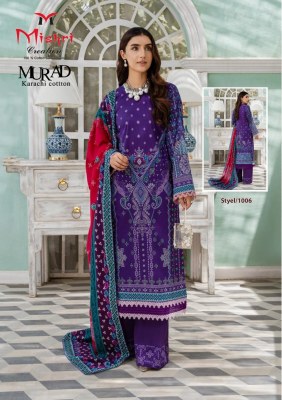 Mishri creation by Murad vol 1 karachi style fancy unstitched pakisatani suit catalogue at affordable rate pakistani suit catalogs