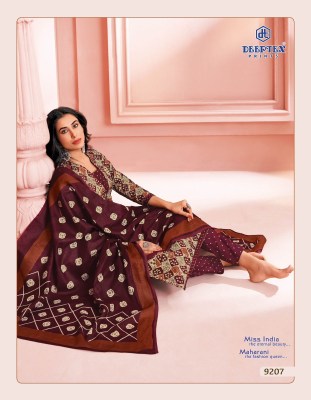 Miss India Vol 92 by Deeptex Unstitched Pure Cotton Printed dress material catalogue at affordable rate salwar kameez catalogs