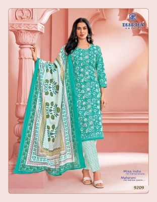 Miss India Vol 92 by Deeptex Unstitched Pure Cotton Printed dress material catalogue at affordable rate salwar kameez catalogs