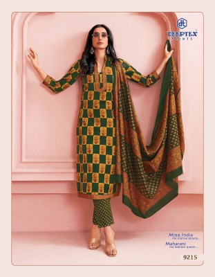 Miss India Vol 92 by Deeptex Unstitched Pure Cotton Printed dress material catalogue at affordable rate salwar kameez catalogs