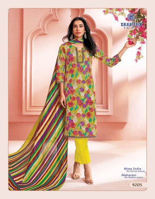 Miss India Vol 92 by Deeptex Unstitched Pure Cotton Printed dress material catalogue at affordable rate salwar kameez catalogs