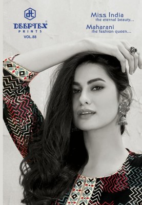 Miss India vol 88 by Deeptex Cotton Printed unstitched dresss material catalogue at affordable rate Deeptex suits 