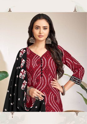 Miss World Bandhani Special Vol16 Pure Cotton Readymade Patiala Dress with Printed Dupatta Wholesale kurtis catalogs