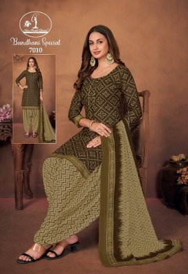 Miss World Bandhni Special Vol 7 pure cotton printed bandhani dress material catalogue at wholesale price salwar kameez catalogs