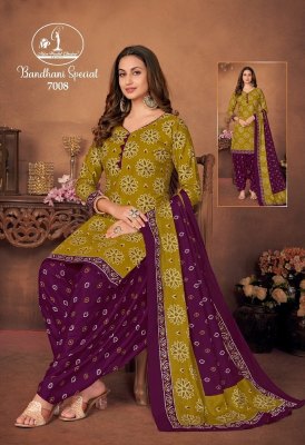 Miss World Bandhni Special Vol 7 pure cotton printed bandhani dress material catalogue at wholesale price salwar kameez catalogs
