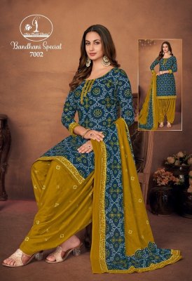 Miss World Bandhni Special Vol 7 pure cotton printed bandhani dress material catalogue at wholesale price salwar kameez catalogs