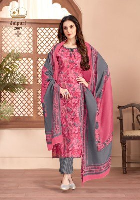 Miss World Choice Jaipuri Vol 2 Pure Cotton Readymade Suit Set readymade suit catalogs