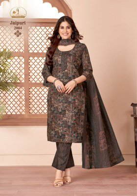 Miss World Choice Jaipuri Vol 2 Pure Cotton Readymade Suit Set readymade suit catalogs