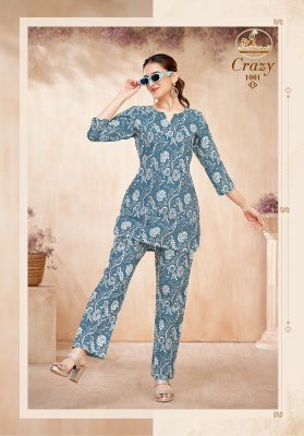 Miss World Crazy Vol 1 Pure Cotton Printed Cord Set for Women Wholesale co ord set catalogs