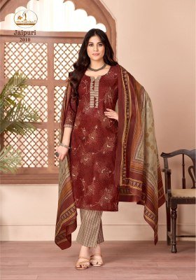 Miss World Jaipuri Vol 2 Cotton Kurti Pant Set with Dupatta (L–3XL) kurti pant with dupatta Catalogs