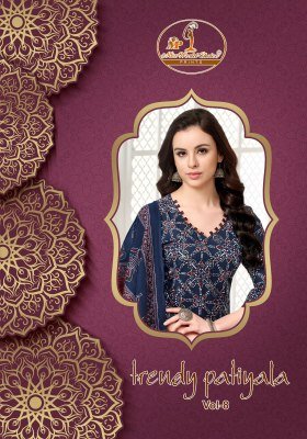 Miss World Trendy Patiyala Vol-8 Readymade Pure Cotton Printed Patiyala Dress readymade suit catalogs