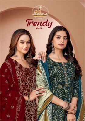 Miss World Trendy Vol 3 Cotton Kurti Pant Set with Matching Printed Dupatta Wholesale kurtis catalogs