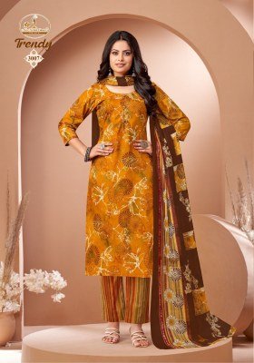 Miss World Trendy Vol 3 Cotton Kurti Pant Set with Matching Printed Dupatta Wholesale kurtis catalogs