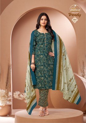 Miss World Trendy Vol 3 Cotton Kurti Pant Set with Matching Printed Dupatta Wholesale kurtis catalogs