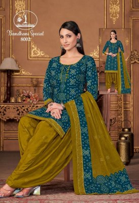 Miss World by Bandhani Special Vol 8 pure cotton bandhani printed dress material catalogue at affordable rate salwar kameez catalogs