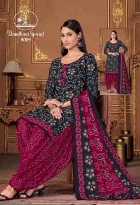 Miss World by Bandhani Special Vol 8 pure cotton bandhani printed dress material catalogue at affordable rate salwar kameez catalogs