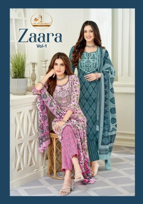 Miss world by Zaara vol 1 Pure Slub Cotton With embroidered unstitche salwar kameez catalogue at wholesale price Amavi