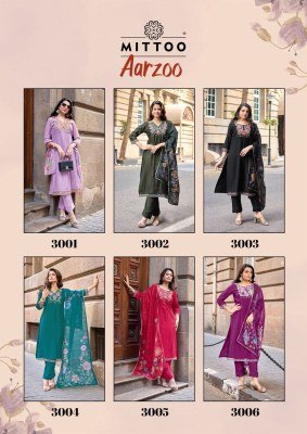 Mittoo Aarzoo Designer Viscose Weaving Suit Set with Chanderi Printed Dupatta readymade suit catalogs